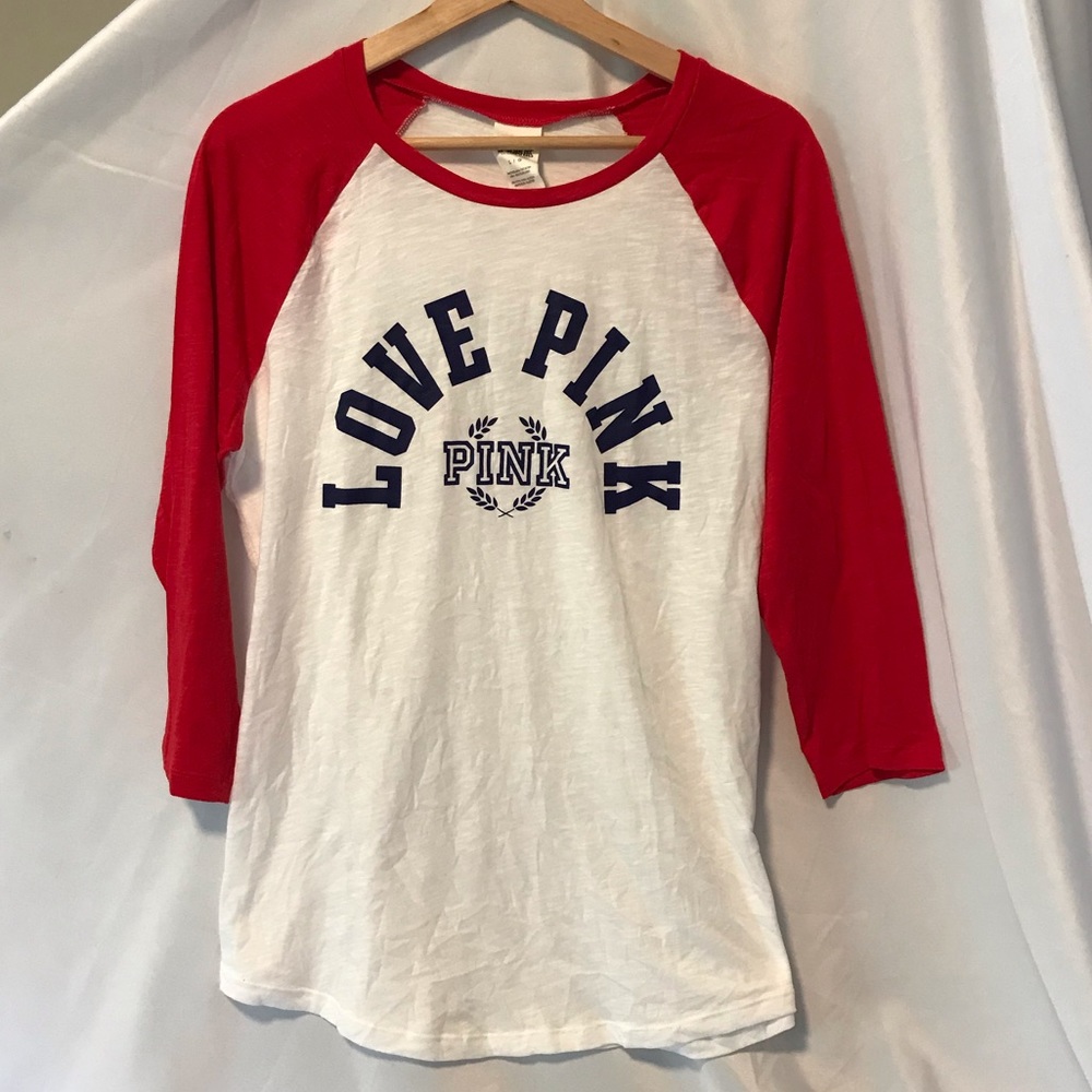 PINK baseball tee